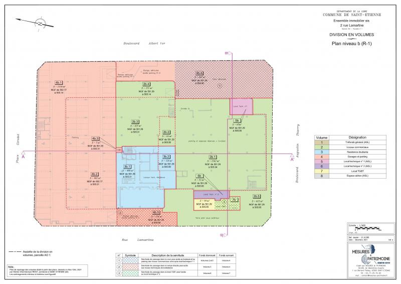 Immobilier collectif division en volume