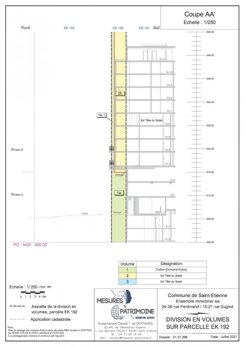 Immobilier collectif division en volume