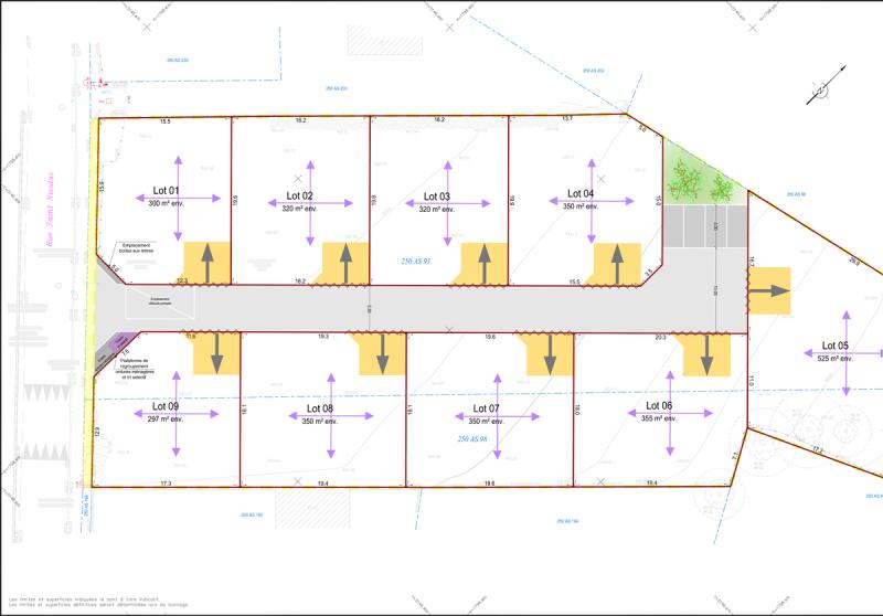 Plan urbanisme géomètre Saint Etienne, département Loire